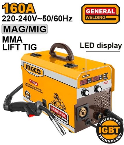 INVERTER MAG/MIG/MMA/TIG LIFT WELDING MACHINE (ING-MGT1601)